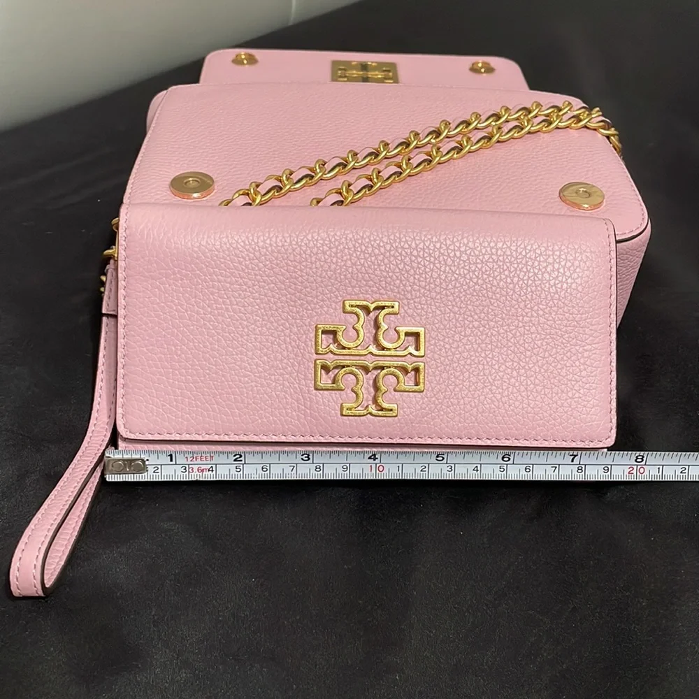 Tory Burch Britten Adjustable Shoulder Bag Set-Wallet—Surprise Lily/652 - Picture 9 of 16